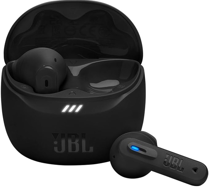 JBL Tune Flex 2, True Wireless Noise Cancelling Earbuds, Black | Bluetooth 5.3, 48h Playtime, IP54 Water and Dust Resistant, Multi-Point Connection, Ergonomic Design