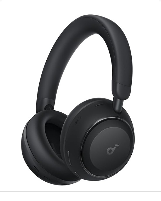 soundcore Anker Space 2, Over-Ear Headphones, Travel-Ready, Bluetooth 6.1 | Active Noise Cancelling, 50H Playtime, LDAC Hi-Res, Dual Connection, Clear Calls, Nap Mode, Wearing Detection, Fast Charging